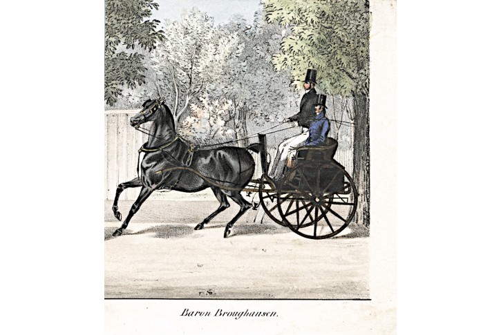 Broughausen, kolor. litografie, (1850)