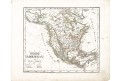 Amerika sever, Stieler,  oceloryt, 1845