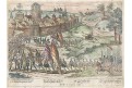 Montbrison, Hogenberg,kolor.  mědiryt, 1573