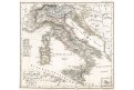 Italien, Stieler,  oceloryt, 1845