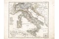 Italien, Stieler,  oceloryt, 1845