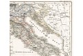 Italien, Stieler,  oceloryt, 1845