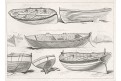 člun čluny, mědiryt, 1808 