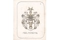 Páni z Pernštýna, chromolitografie, 1880