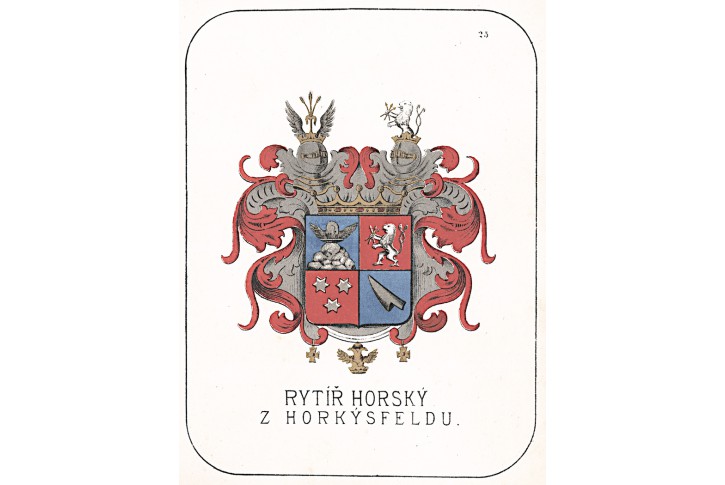 Horský z Horskysfeldu, chromolitografie, 1880