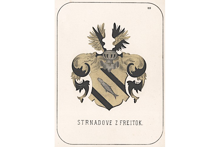 Strnadové z Frietok, chromolitografie, 1880