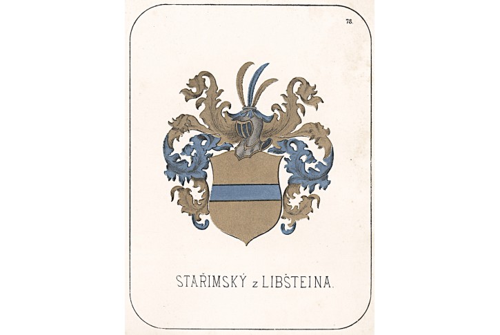 Stařimský z Libštejna, chromolitografie, 1880