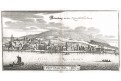 Newenburg am See, Merian,  mědiryt,  1642