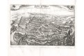 Fribourg - Freyburg, Merian,  mědiryt,  1642
