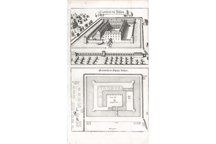 Zeillern, Merian,  mědiryt,  1649