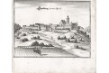 Schallaburg - Schaleburg, Merian,  mědiryt,  1649