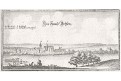  Beesen (Halle)., Merian,  mědiryt,  1646