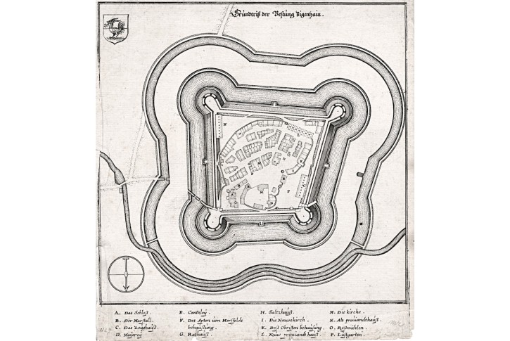 Ziegenhain, Merian,  mědiryt,  1646