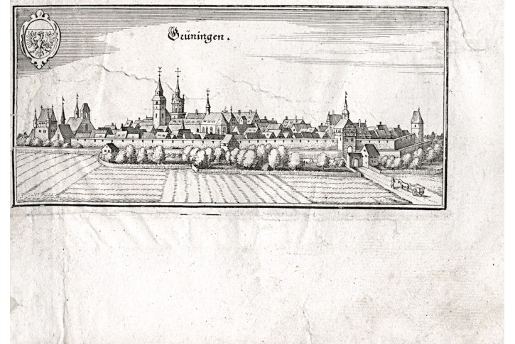Markgröningen, Merian,  mědiryt,  1643