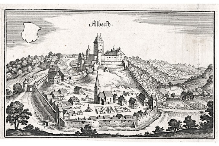 Albeckh, Merian,  mědiryt,  1643