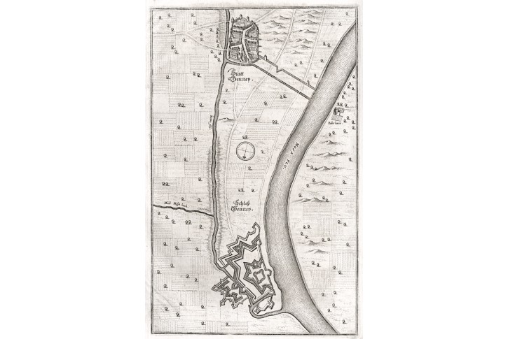 Gennep, Merian,  mědiryt,  1647