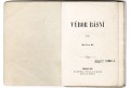 Frič Josef V.: Výbor z básní, Geneva, 1861 1. vyd.
