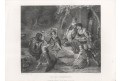 Romové - Cikáni, Jeens, oceloryt, (1840)