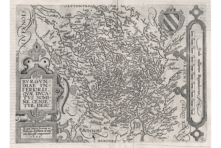 Bussemacher : Burgundiae,  mědiryt, 1592