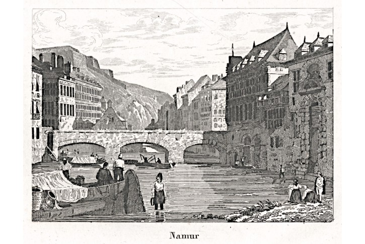 Namur, mědiryt, 1833