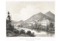 Kyselka -Karlovy Vary, Sandmann,litografie (1860)