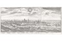 Dantzing - Gdansk, Merian, mědiryt, 1652