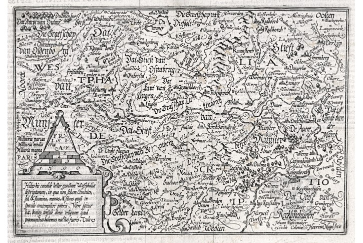 Bussemacher, Monasteriensis, mědiryt, 1596