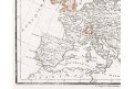 Europa, mědiryt, (1820)