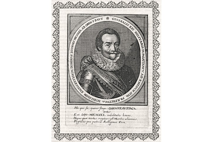 Obentraut, Merian,  mědiryt, 1662