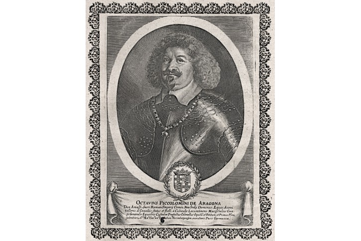 Picolomini II.,  Merian,  mědiryt, (1650)
