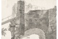 Krajina s lávkou, kresba, (1800)