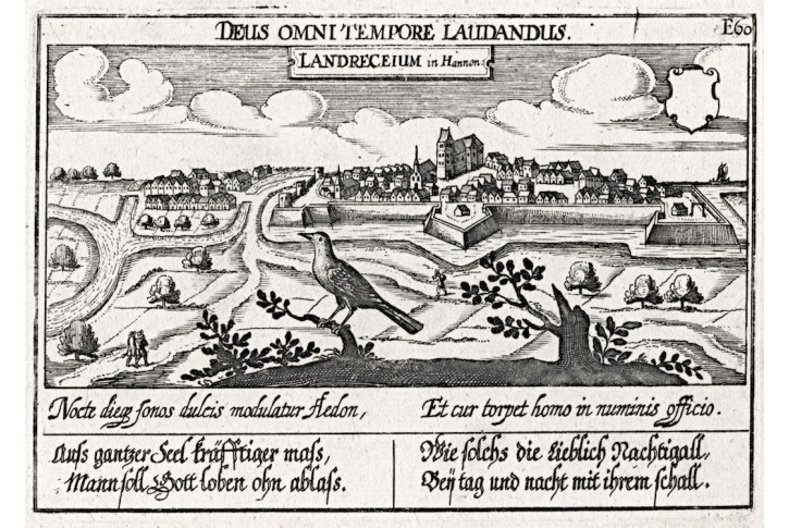 Landrecies, Meissner, mědiryt, 1637