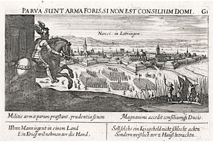 Nancy, Meissner, mědiryt, 1637