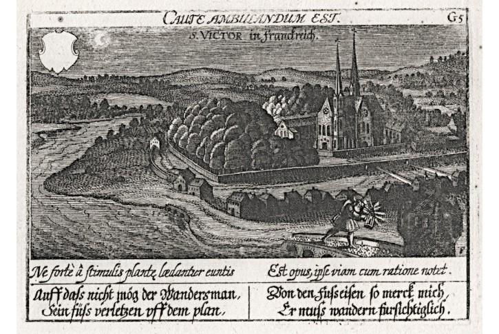 Saint-Victor de Paris, Meisner, mědiryt, 1637