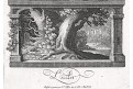 Vzduch Lov Alegorie, Nilson, mědiryt (1760)