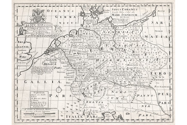 Germany, Wells, mědiryt, (1720)