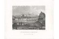 Praha Hradčany, Haase, oceloryt (1840)