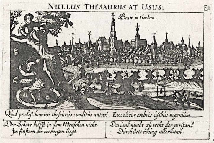 Gent, Meisner, mědiryt, 1637