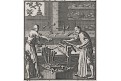 Tkanice zpracování kůže, mědiryt, 1711
