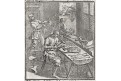 Šňůrky kůže , mědiryt, 1711