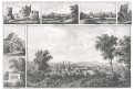 Teplice, litografie, (1860)