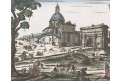Roma Forum Romanum, kolor. mědiryt, (1780)