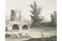 Barboni P.: Ponte Lucano, mědiryt, 1826