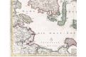 Homann J.B,: Jutland (Dánsko), mědiryt, (1750)