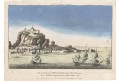 Gibraltar, kolor.mědiryt , (1740)