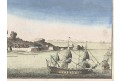 Gibraltar, kolor.mědiryt , (1740)