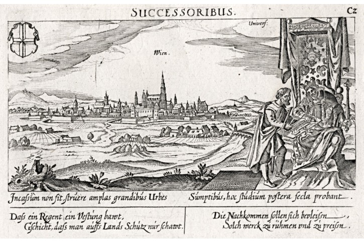 Wien, Meisner, mědiryt, 1678