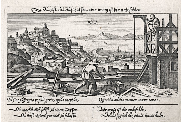 Pozzuoli, Meisner, mědiryt, 1637