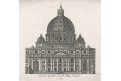Roma - San Pietro, mědiryt, (1820)