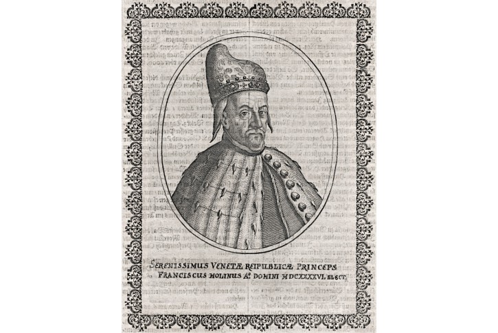 Franciscus Molinus, Merian, mědiryt, 17. stol